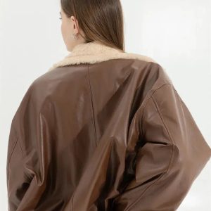 Trendy Y2K Fashion Faux Leather & Fur Jacket for Coquette Style