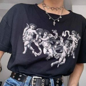 Vintage Angel T-Shirt | Y2K Fashion, Coquette Style, Aesthetic Outfits