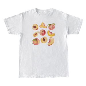 Vintage Peaches Y2K T-Shirt - Aesthetic Coquette Style for Every Occasion