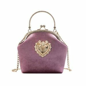 Vintage Queen Crossbody Bag - Y2K Fashion & Coquette Style Essential