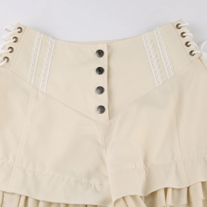 Vintage Y2K Coquette Bubble Shorts - Aesthetic Soft Girl Style