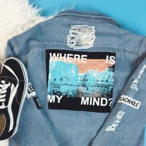 Where Is My Mind Y2K Jean Jacket - Acubi Fashion & Coquette Style