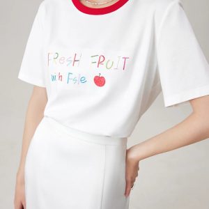 Y2K Aesthetic Fresh Fruit Tee - Coquette Style for Trendy Outfits