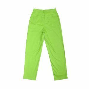 Y2K Aesthetic Neon Pants - Coquette Style for Trendy Outfits