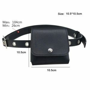 Y2K Aesthetic Waist Bag - Coquette Style for Trendy Outfits