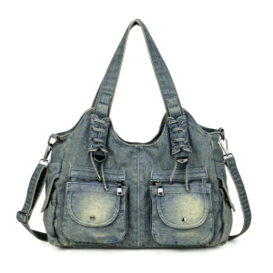 Y2K Denim Bag: Acubi Fashion Meets Coquette Style for Aesthetic Vibes