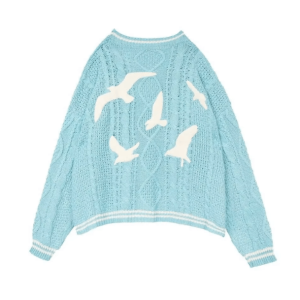 Y2K Fashion 90s Baby Sweater - Coquette Style, Aesthetic & Soft Girl Era