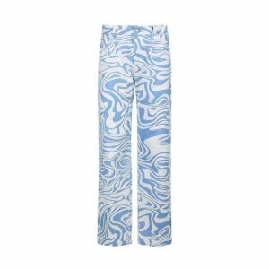 Y2K Fashion Aesthetic Wavy Pants - Coquette Style & Soft Girl Era