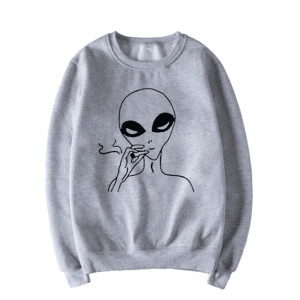 Y2K Fashion Alien Jumper - Dark Coquette Aesthetic & Soft Girl Style