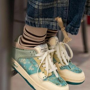 Y2K Fashion Almond Blossom Sneakers - Coquette & Acubi Aesthetic Style