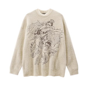 Y2K Fashion Angelic Spirit Sweater - Coquette Style & Aesthetic Vibes