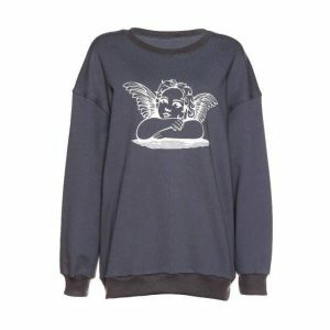 Y2K Fashion Angelic Sweatshirt - Coquette Style & Aesthetic Vibes