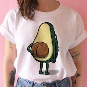 Y2K Fashion Avocado Ass T-Shirt - Coquette Style Aesthetic Tee