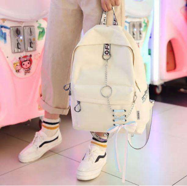 Y2K Fashion Backpack with Chain - Coquette Style & Aesthetic Vibes