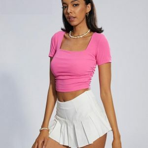 Y2K Fashion Barbie Crop Top - Coquette Style with Soft Girl Aesthetic