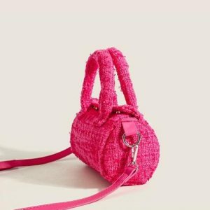 Y2K Fashion Barbie Shoulder Strap Handbag - Coquette & Acubi Style