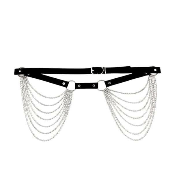 Y2K Fashion Belt with Waist Chain - Coquette Style Accessory