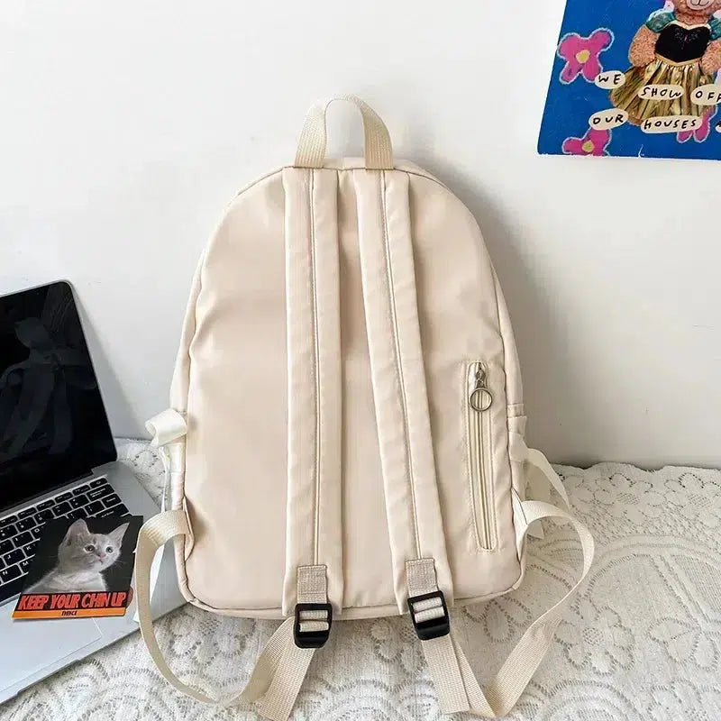 Y2K Fashion Bow School Backpack - Coquette Style & Aesthetic Vibes