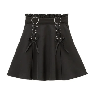 Y2K Fashion Bubble Skirt - Dark Coquette Aesthetic & Acubi Style