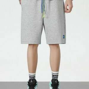 Y2K Fashion Colored Laces Sweatshorts - Coquette & Acubi Style