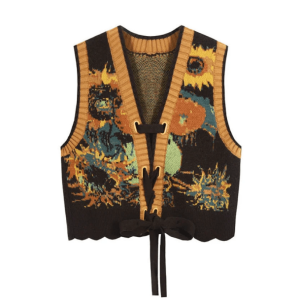 Y2K Fashion Cottagecore Vest Top - Coquette Style Aesthetic Clothing