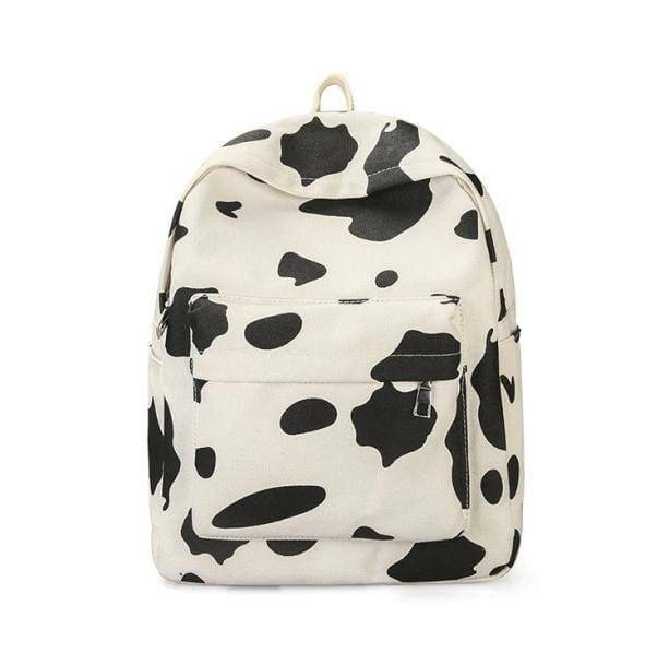 Y2K Fashion Cow's Milk Backpack: Coquette Style for Aesthetic Outfits