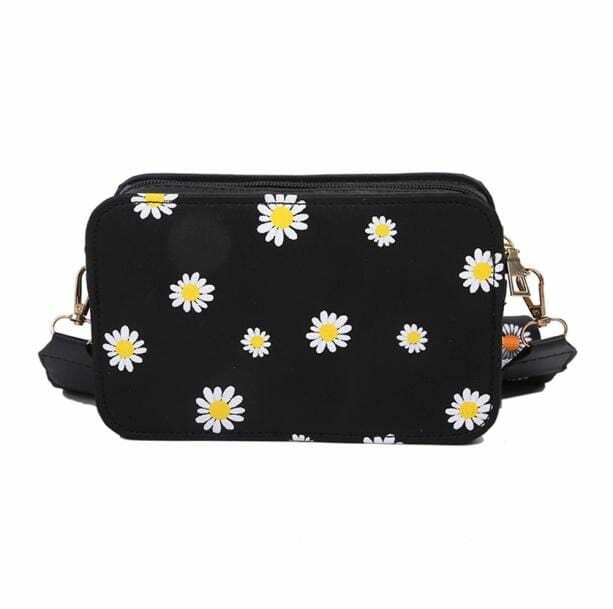 Y2K Fashion Daisy Flower Handbag - Coquette Style Aesthetic Accessory