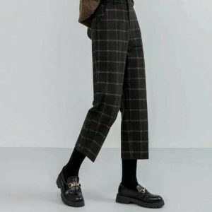 Y2K Fashion Dark Academia Pants - Coquette Style & Aesthetic Outfits