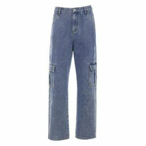 Y2K Fashion Deep Pockets Jeans - Coquette Style & Aesthetic Outfits