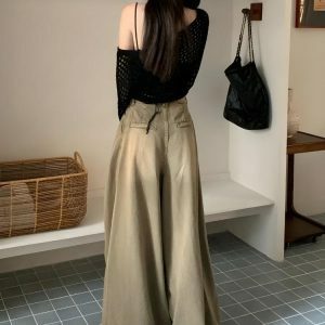 Y2K Fashion Extreme Wide Leg Pants - Coquette Style & Aesthetic Vibes