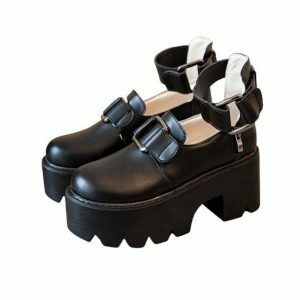 Y2K Fashion Harajuku Platform Shoes - Coquette & Acubi Style Footwear