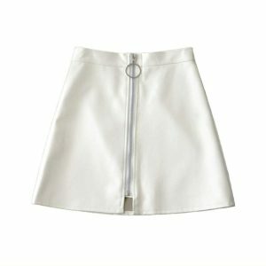 Y2K Fashion High Waist Mini Skirt - Dark Coquette & Acubi Style