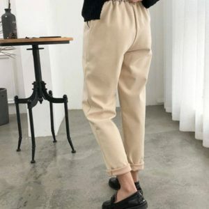 Y2K Fashion High Waist Pencil Pants - Coquette Style Aesthetic Outfit