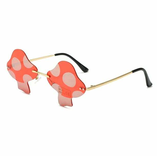 Y2K Fashion Indie Mushroom Sunglasses - Aesthetic Coquette Style Accessory