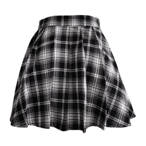 Y2K Fashion Irregular Plated Mini Skirt - Coquette & Acubi Style