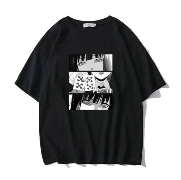 Y2K Fashion Kakegurui T-Shirt - Dark Coquette Aesthetic Tee