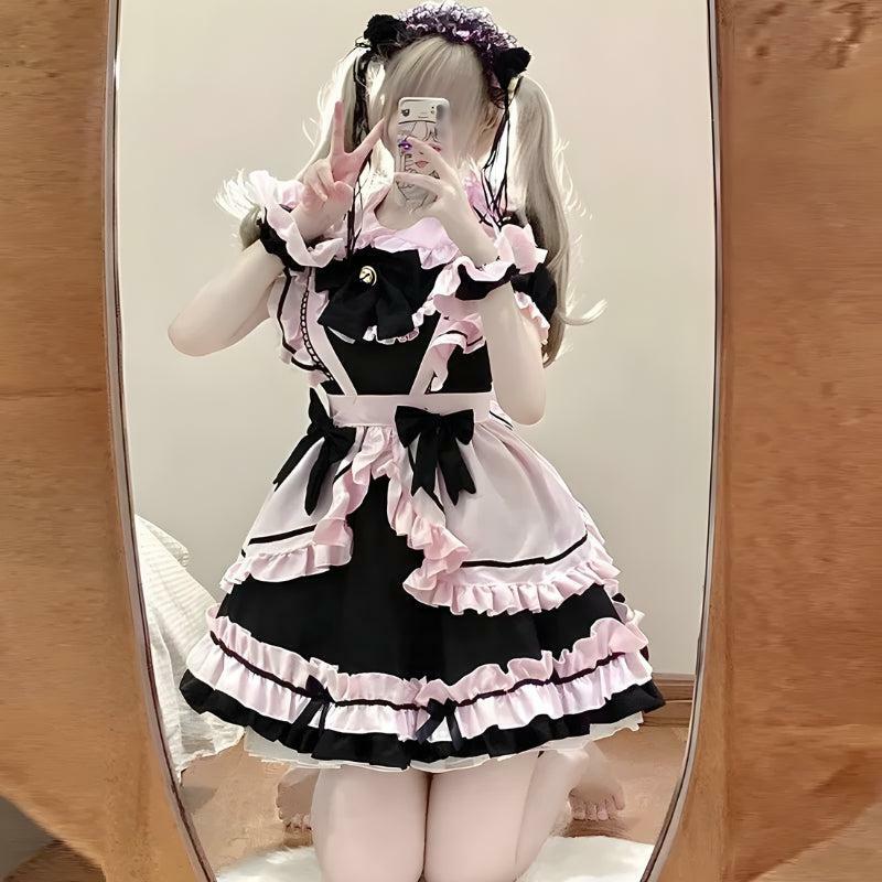 Y2K Fashion Kawaii Anime Mini Dress - Coquette Style & Aesthetic Outfits