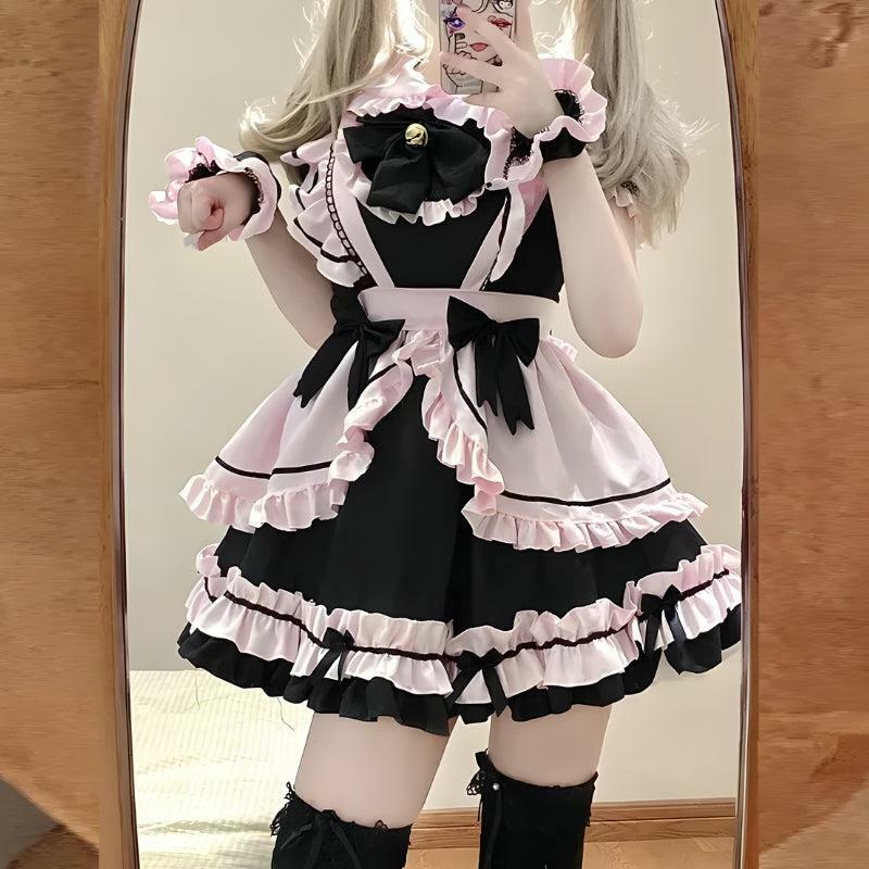 Y2K Fashion Kawaii Anime Mini Dress - Coquette Style & Aesthetic Outfits