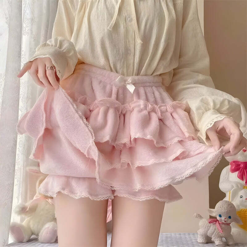 Y2K Fashion Kawaii Mini Skort - Coquette Style for Aesthetic Outfits