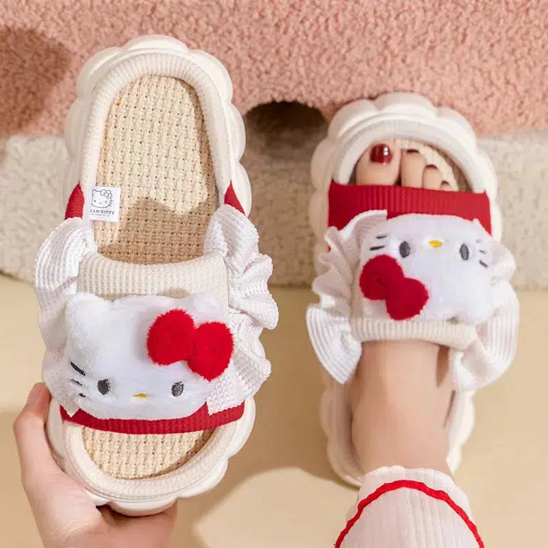 Y2K Fashion Kawaii Sanrio Slippers - Coquette Style Aesthetic Footwear