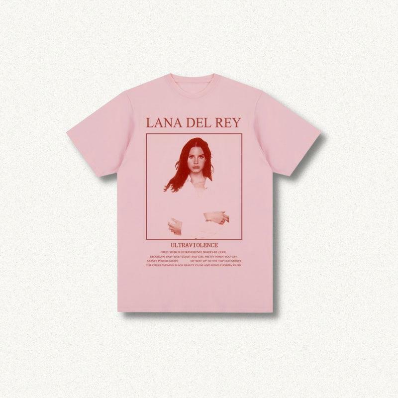 Y2K Fashion Lana Del Rey Tee - Dark Coquette Aesthetic Top