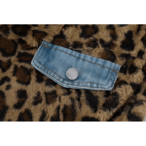 Y2K Fashion Leopard Print Reversible Jacket - Coquette & Acubi Style