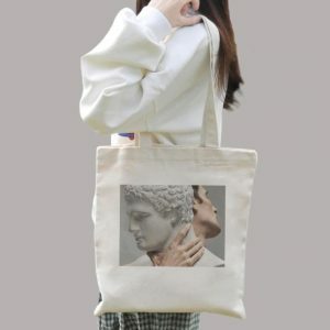 Y2K Fashion Michelangelo Tote Bag - Coquette Style & Aesthetic Vibes