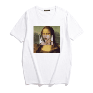 Y2K Fashion Mona Lisa T-Shirt - Coquette Style & Aesthetic Vibes