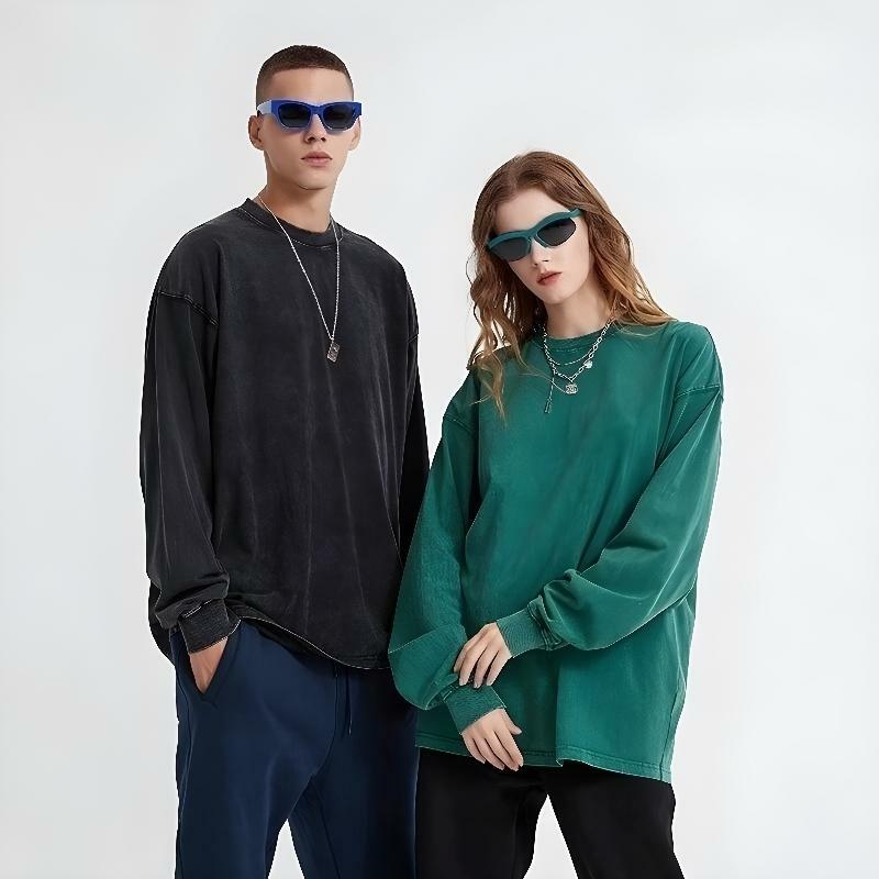 Y2K Fashion Oversized Washed Basic Tee - Coquette & Acubi Style