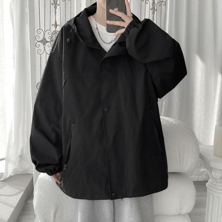 Y2K Fashion Oversized Windbreaker Jacket - Coquette & Acubi Style