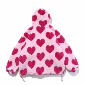 Y2K Fashion Pink Sweetheart Jacket - Coquette Style Aesthetic Outfit