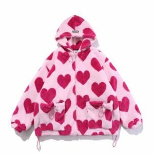 Y2K Fashion Pink Sweetheart Jacket - Coquette Style Aesthetic Outfit