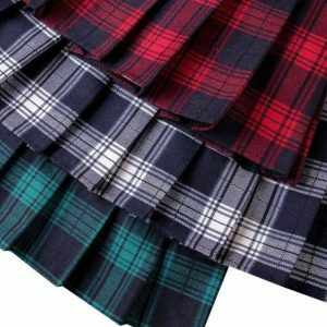 Y2K Fashion Plaid Skirt - Coquette Style Aesthetic Clothing for Women