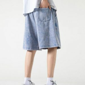 Y2K Fashion Soft Boy Drawstring Waist Sweatshorts - Coquette Aesthetic